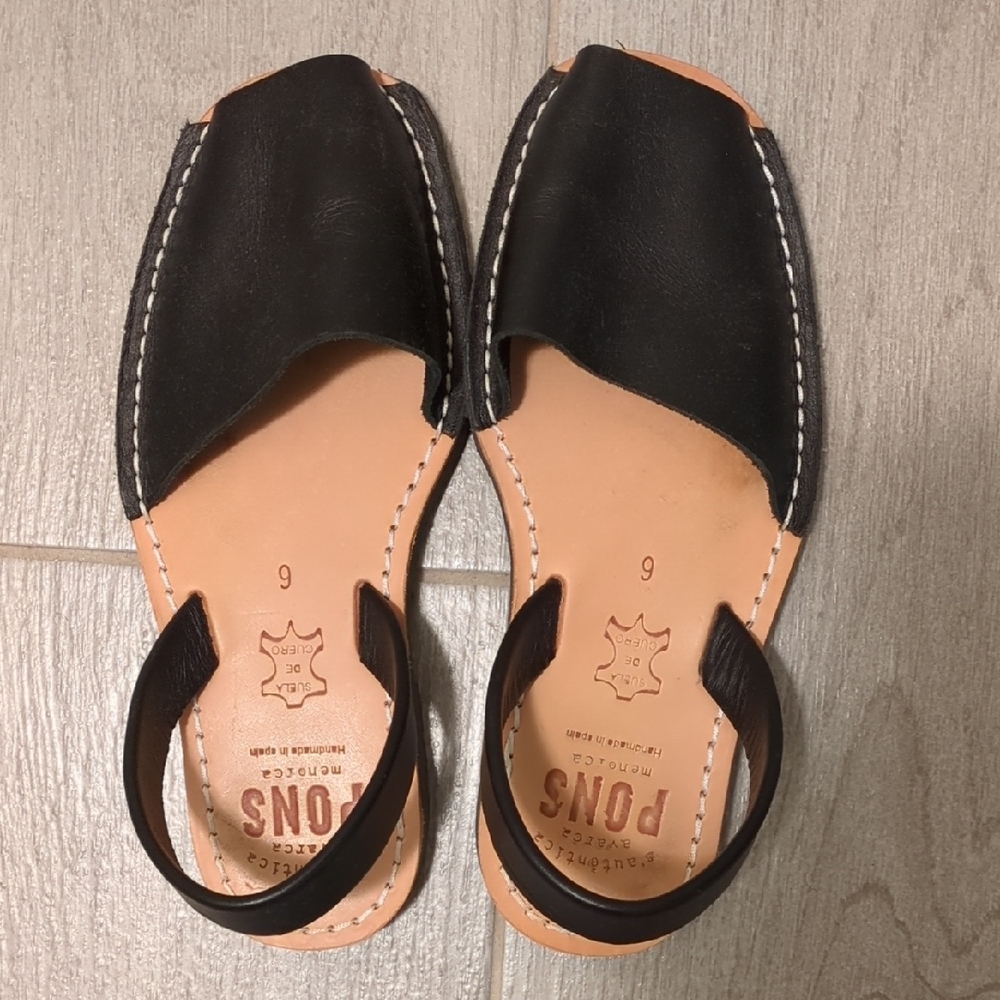 Avarcas PONS Classic Style Black